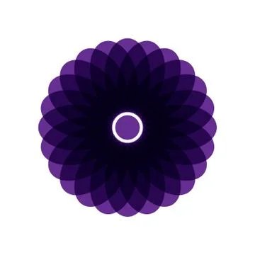 PURPLE MANDALA Stock Illustration