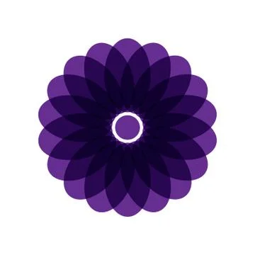 PURPLE MANDALA Stock Illustration