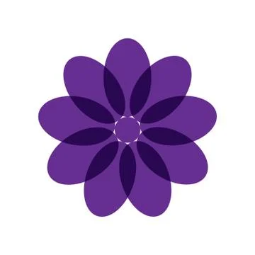 PURPLE MANDALA Stock Illustration