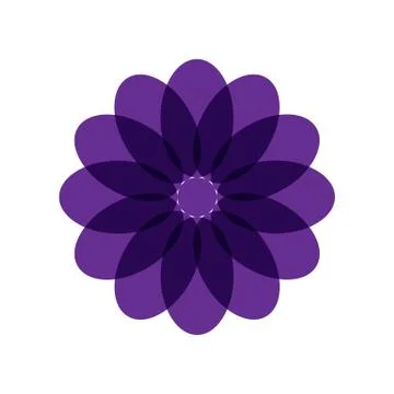PURPLE MANDALA Stock Illustration