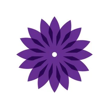 PURPLE MANDALA Stock Illustration