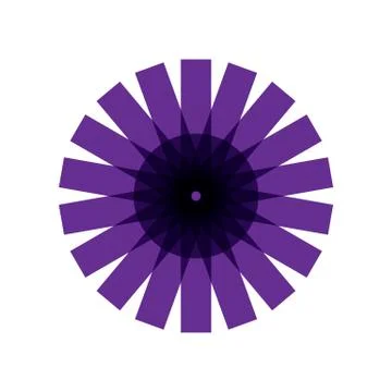 PURPLE MANDALA Stock Illustration