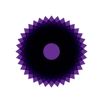 PURPLE MANDALA Stock Illustration
