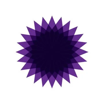 PURPLE MANDALA Stock Illustration
