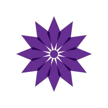 PURPLE MANDALA Stock Illustration