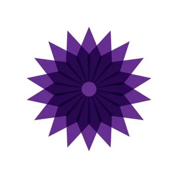 PURPLE MANDALA Stock Illustration
