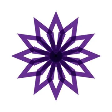 PURPLE MANDALA Stock Illustration
