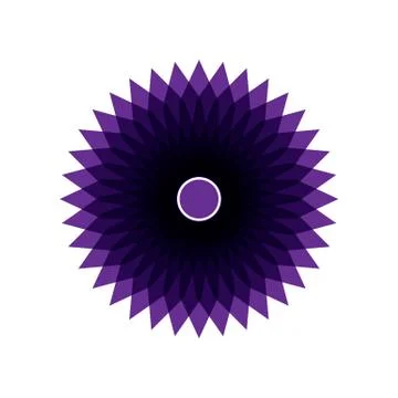 PURPLE MANDALA Stock Illustration