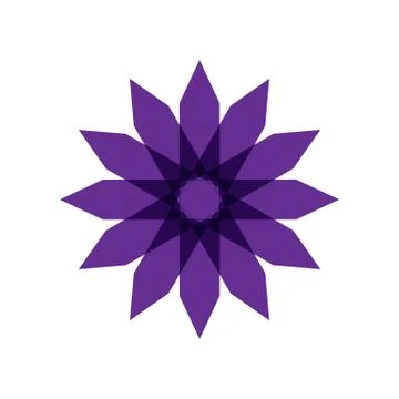 PURPLE MANDALA Stock Illustration