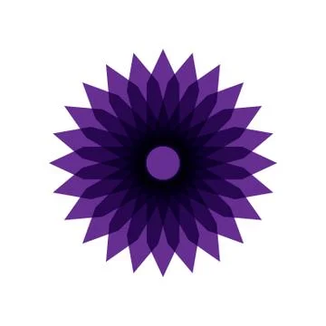 PURPLE MANDALA Stock Illustration