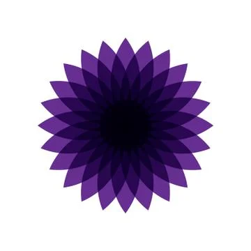 PURPLE MANDALA Stock Illustration