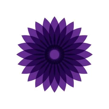 PURPLE MANDALA Stock Illustration