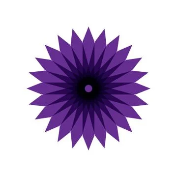 PURPLE MANDALA Stock Illustration