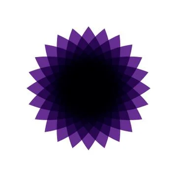 PURPLE MANDALA Stock Illustration