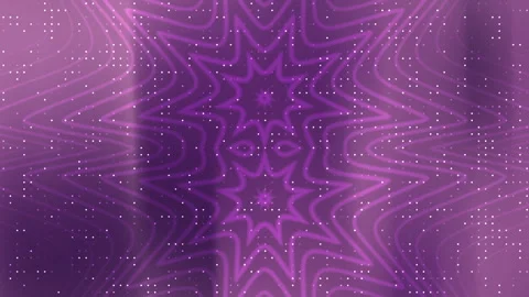 Purple mandala pattern rotating in a seamless abstract motion background Stock Footage 345463495