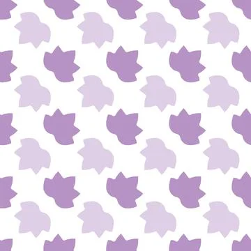 Purple Maple Leaves Textured repeat pattern background design Illustrazione stock