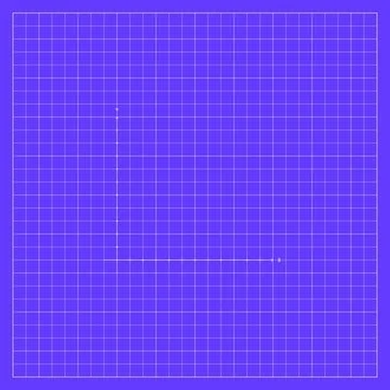 Purple mathematical grid background with a clean minimal coordinate field, Stock Illustration