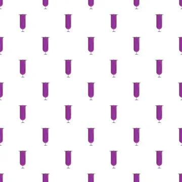 Purple medieval banners creating seamless pattern background Stock Illustration