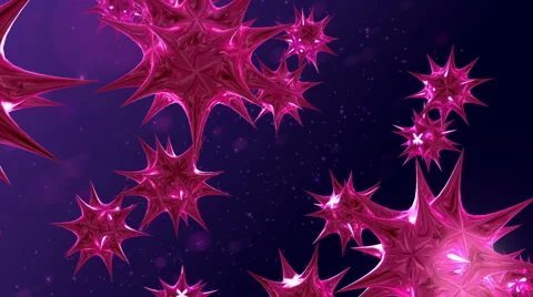 Purple Microscopic Universe Stock Footage 40645938