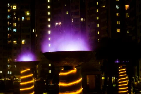 Purple mist Stock Photos