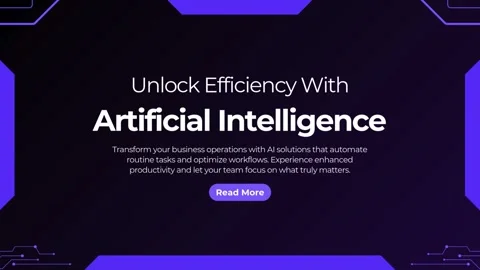 Purple Modern Artificial Intelligence Video (1) Stock Footage 317930635