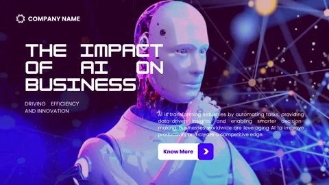 Purple Modern Artificial Intelligence Video Stock Footage 317930656