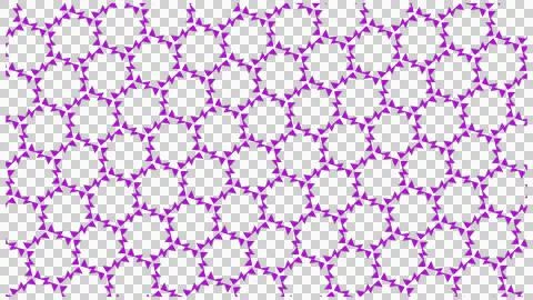 Purple Molecular Structure Abstract Seamless Pattern イラスト素材