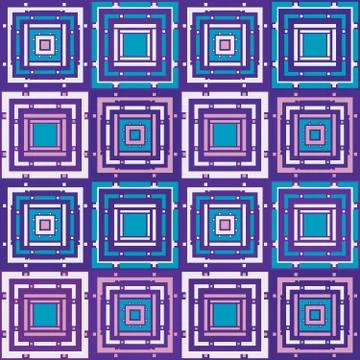 Purple mosaic pattern Stock Illustration