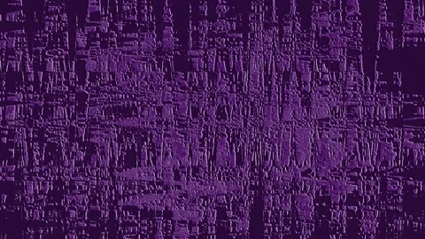 Purple motion liquid thick paint on the wall animation Stock Footage 108659915
