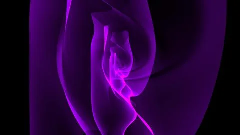 Purple moving lines and waves look like magical energy beautiful glowing sm.. 스톡 일러스트