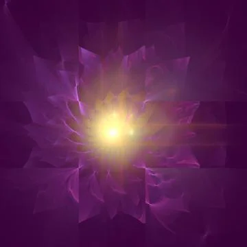 Purple mum Stock Illustration