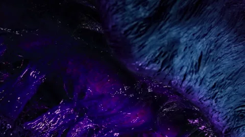 Purple Mutant Creature Opens Up On Ceiling Stockbeeldmateriaal 264115394