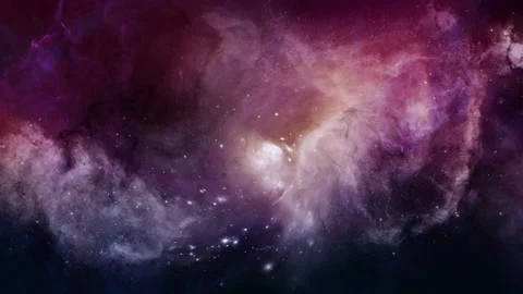 Purple Nebula Clouds Stock Footage 231456132