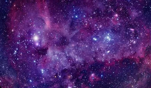 Purple Nebula Stock Illustration