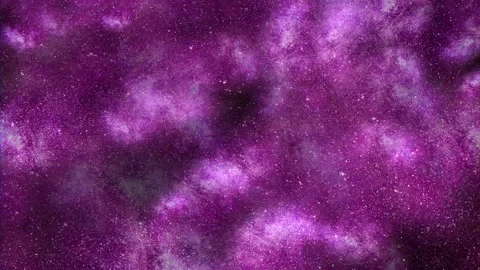 Purple nebula star field background with cosmic dust and sparkling particles Stockbeeldmateriaal 332108487
