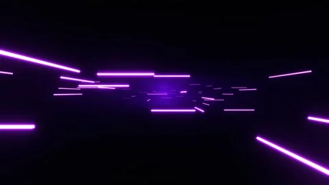 Purple Neon Abstract SciFi Strobe Array Background VJ Loop in 4K Stock Footage 334718862