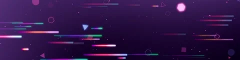 Purple neon dynamic background with seamless looping effect 库存影片 328498138