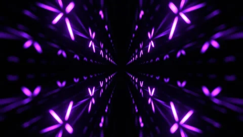 Purple Neon Laser Motion in Infinity Background VJ Loop in 4K Stock Footage 334718715