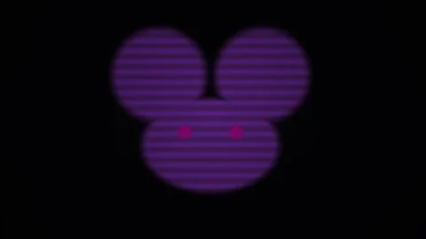 Purple neon light design element. Stock Footage 337517270