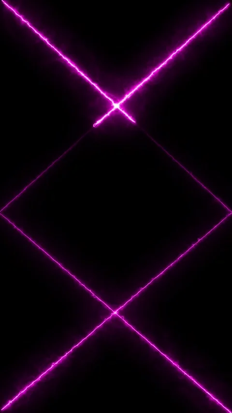 Purple neon light glowing frame animation. Vidéo 331898775