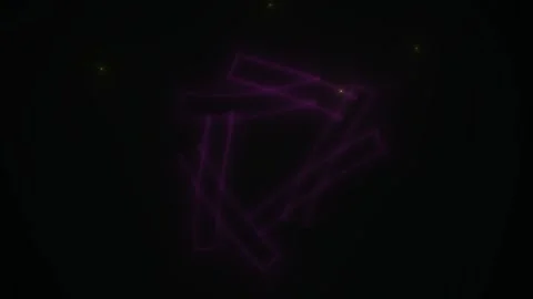 Purple neon lines on black background. Stock Footage 334688584