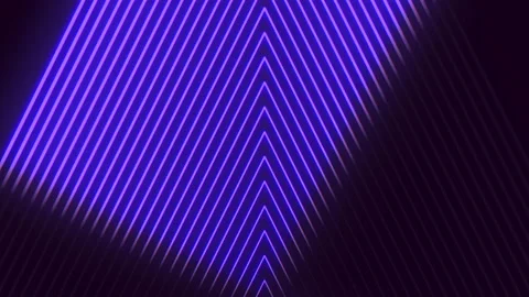 Purple neon lines pattern on black gradient Stock Footage 221457667