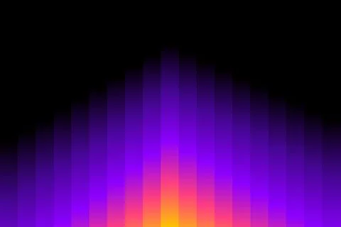 Purple Neon Ribbed Gradient Ripple Reflection Background Stock Illustration