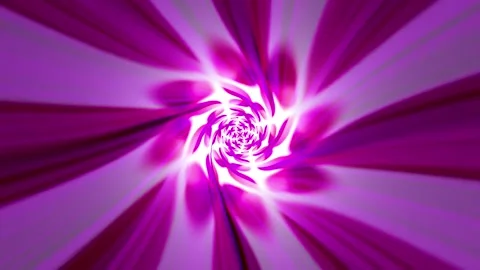 Purple Neon Spiral Vortex Abstract Tunnel Background Geometric Seamless Loo.. Stock Footage 340077000