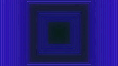 Purple neon squares pattern on black gradient Stock Footage 221457565