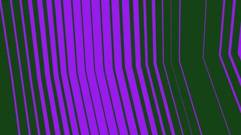 Purple neon vertical lines on dark green abstract background Stock Illustration
