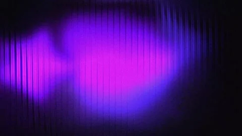 Purple neon waveform blur with glowing streaks, abstract seamless loop video ba Vídeos de archivo 340874496