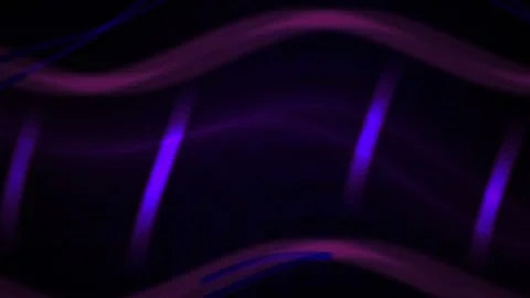 Purple Neon Wavy Lines on Dark Abstract Background for Creative Graphic Desig Stock Footage 343756353