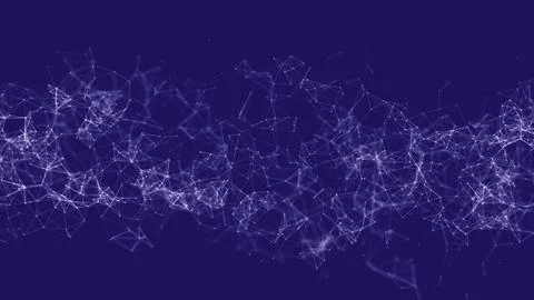Purple Network Flow Stockillustratie