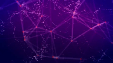 Purple network Stock Footage 162830470